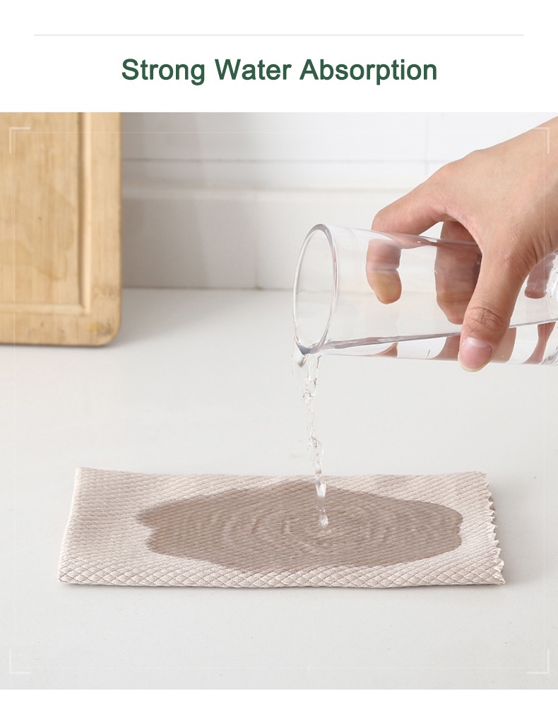 10 PcsSet Kitchen Towel Cleaning Cloth For Window-8